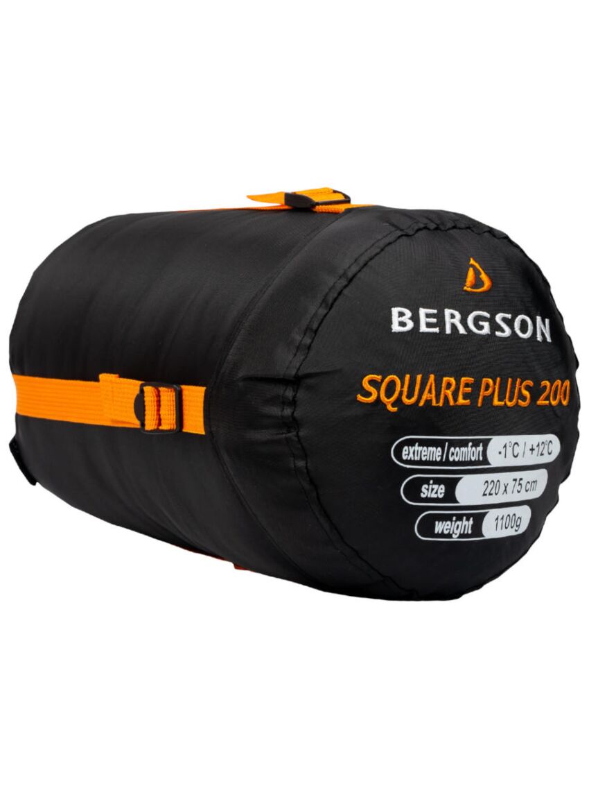 Śpiwór z kapturem Bergson Square 200 Plus Komfort 12st