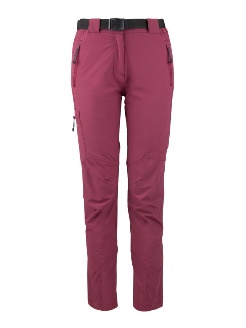 Elastyczne spodnie trekkingowe Bergson Snasa NS22 4W Roddy Red