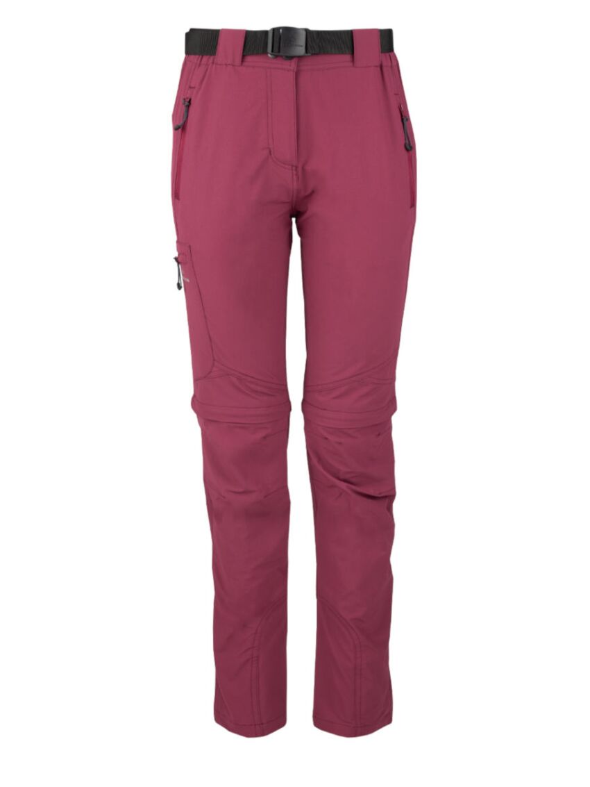 Damskie spodnie turystyczne Bergson Snasa NS22 4W Zip-Off