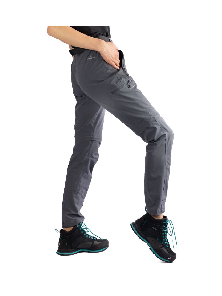 Damskie spodnie 2w1 Bergson Snasa NS 4Way Zip-Off