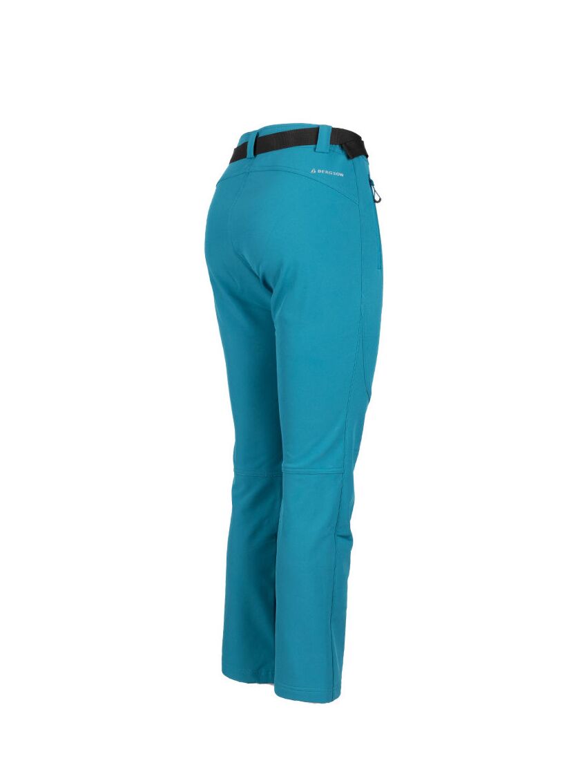 Turystyczne spodnie damskie Bergson Mona Softshell