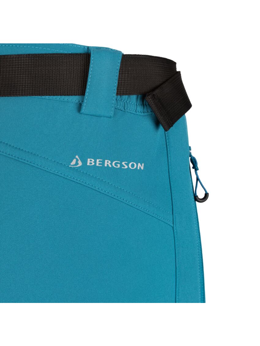 Turystyczne spodnie damskie Bergson Mona Softshell