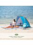 Niebieski namiot plażowy Nils NC8030