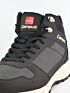 Czarne buty skórzane do miasta Campus Norden