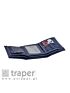 Granatowy portfel na rzep Regatta Burford Tri-Fold