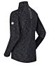 Rozpinana bluza damska Regatta Harty Czarny melanż