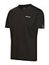Czarny t-shirt męski Campus Ronvale