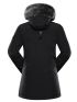 Czarna stylowa parka ALpine Pro Werda 2
