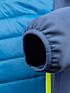 Bluza hybrydowa pikowana Bergson Bluff Blue Saphire