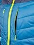 Bluza hybrydowa pikowana Bergson Bluff Blue Saphire