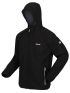 Czarny softshell z kapturem Regatta Arec III