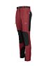 Bordowe spodnie trekkingowe Bergson Flam 4WAY Stretch