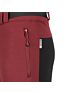 Bordowe spodnie trekkingowe Bergson Flam 4WAY Stretch