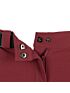 Bordowe spodnie trekkingowe Bergson Flam 4WAY Stretch
