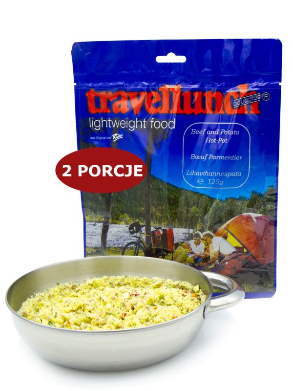 Travellunch Ziemniaczki Hot-Pot z wołowiną i warzywami Liofilizat