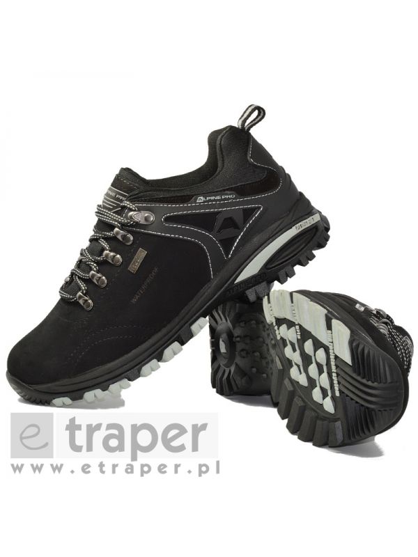 Skórzane buty Unisex Alpine Pro Spider 2 Czarne
