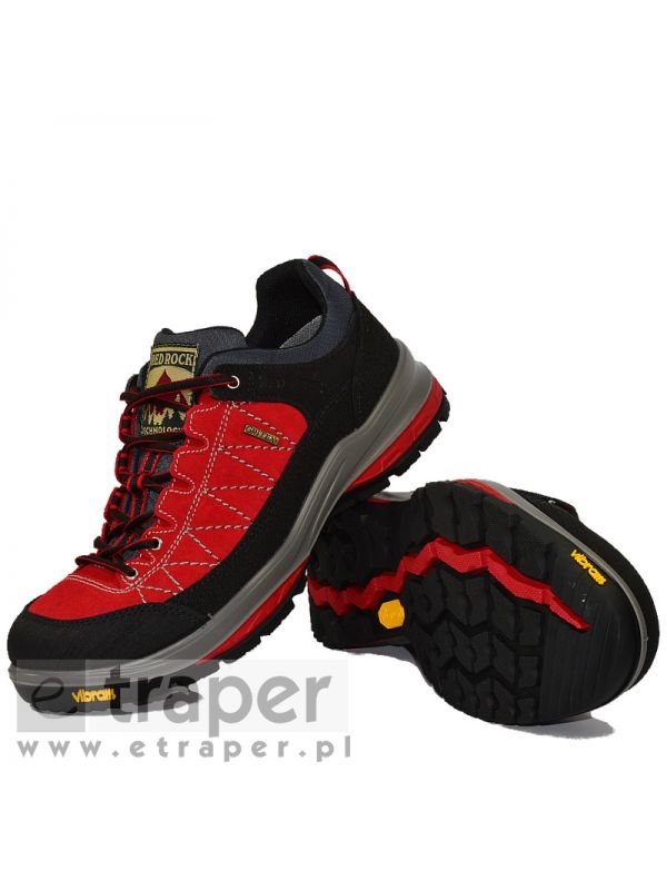 Niskie buty trekkingowe Red Rock 12501 Czerwone
