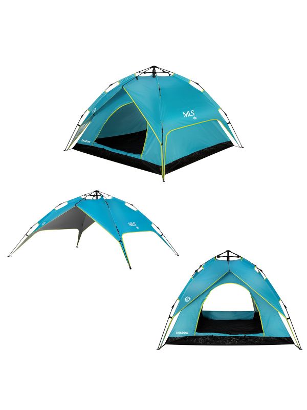 Niebieski namiot igloo Nils Camp Shadow NC7819 