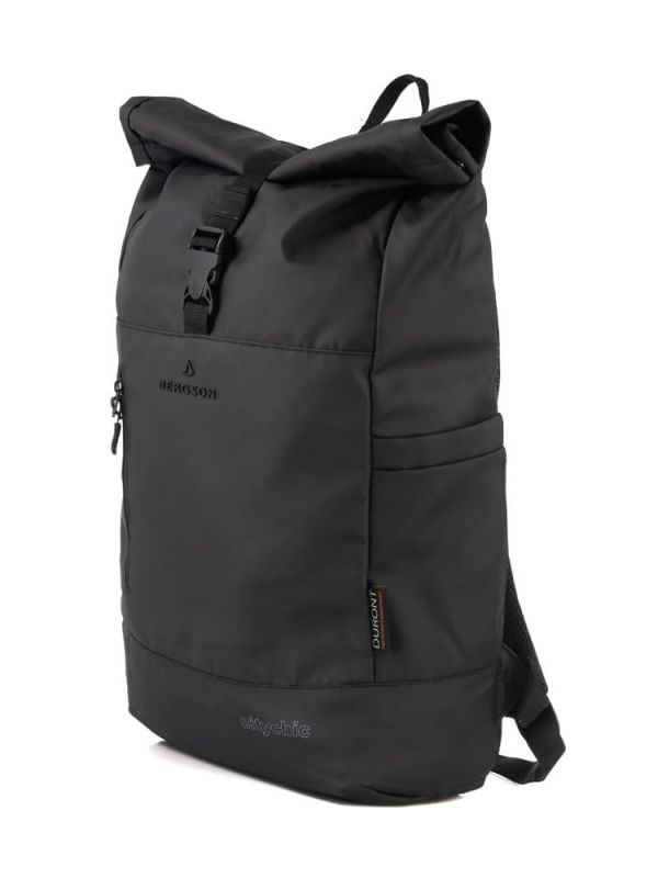 Miejski plecak roll-top Black Bergson CityChic
