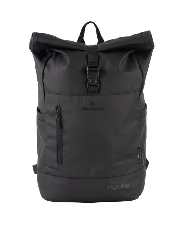 Miejski plecak roll-top Black Bergson CityChic