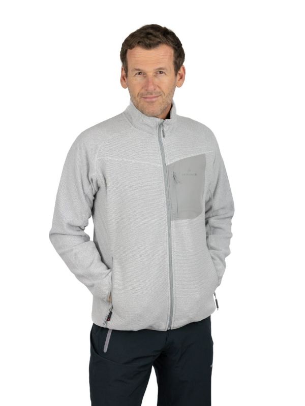 Popielata bluza męska Bergson Everwarm