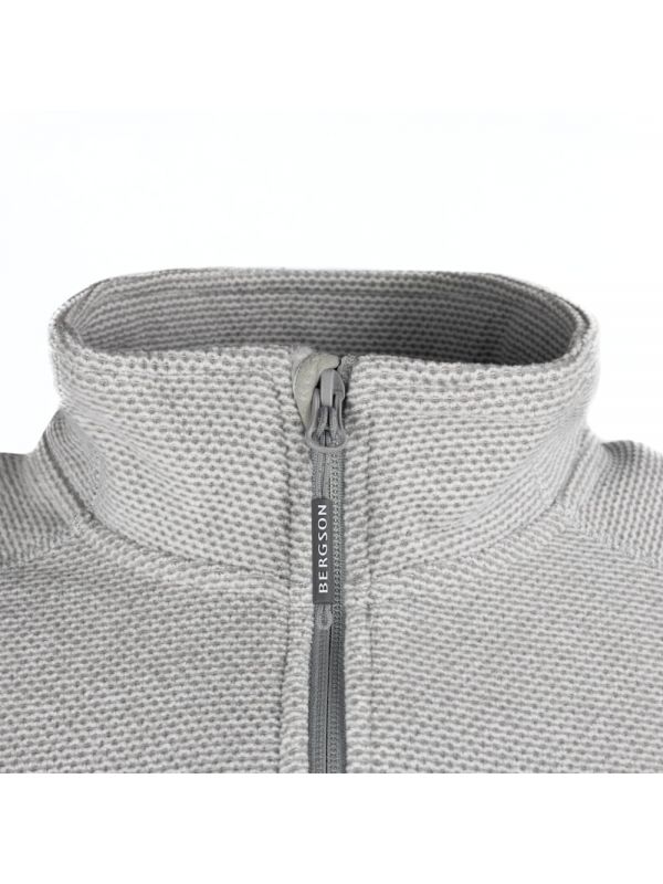 Popielata bluza męska Bergson Everwarm