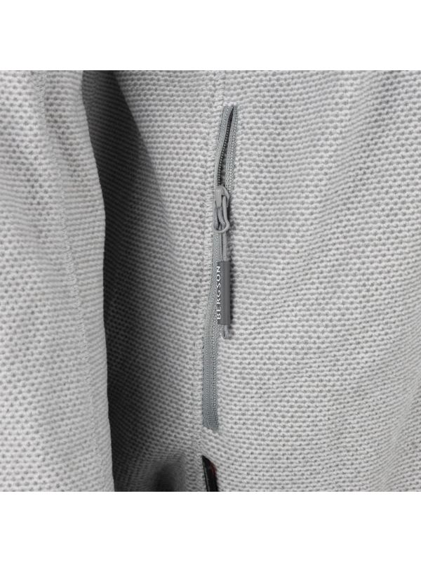 Popielata bluza męska Bergson Everwarm