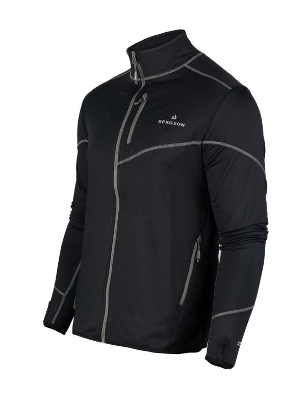 Bluza sportowa rozpinana Bergson Swiftlayer