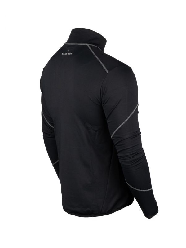 Czarna bluza przez głowę Bergson Swiftlayer