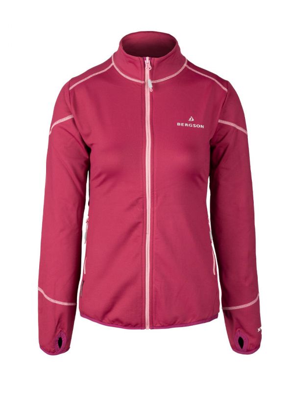 Bluza sportowa rozpinana damska Bergson Swiftlayer 