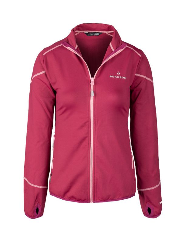 Bluza sportowa rozpinana damska Bergson Swiftlayer 