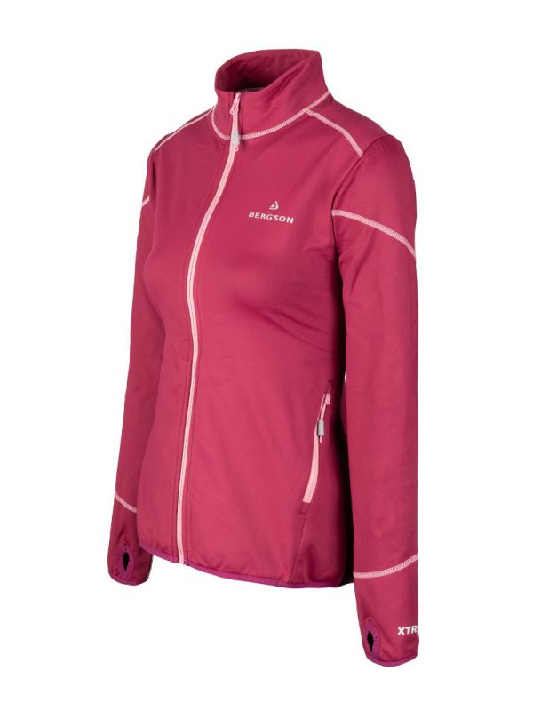 Bluza sportowa rozpinana damska Bergson Swiftlayer 