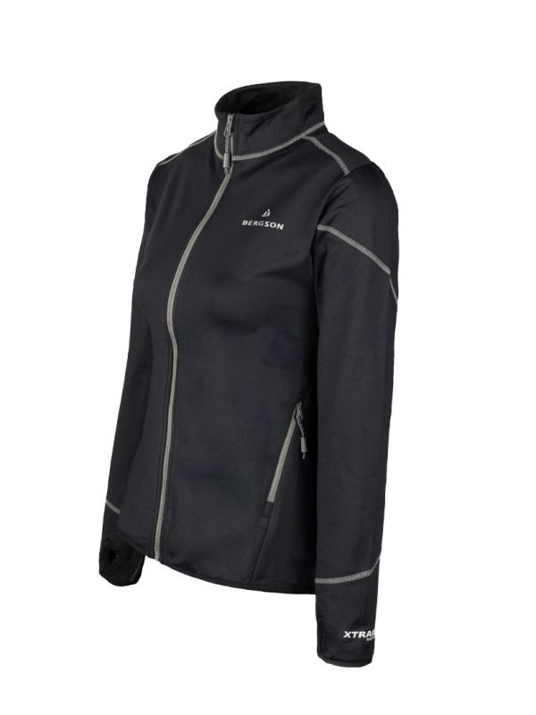 Bluza czarna damska Bergson Swiftlayer 