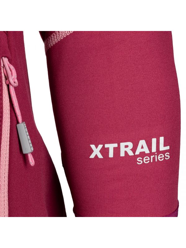 Bluza damska z krótkim zamkiem Bergson Swiftlayer 