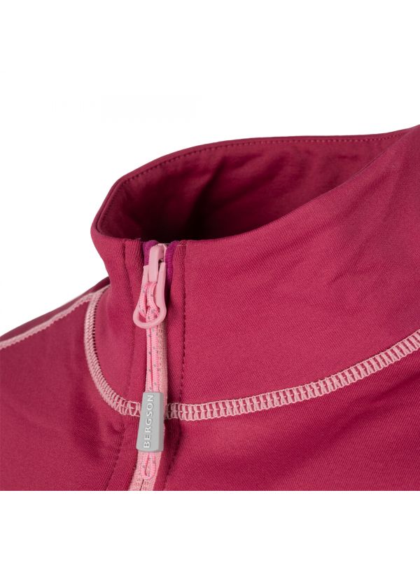 Bluza damska z krótkim zamkiem Bergson Swiftlayer 