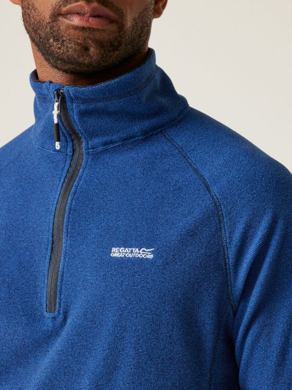 Niebieski polar z krótkim zamkiem Regatta Montes