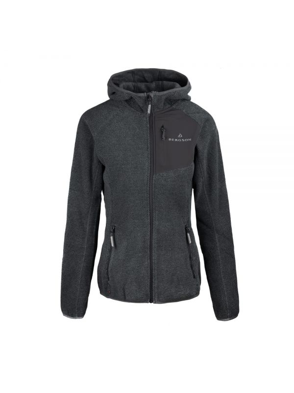 Ciemna bluza turystyczna Bergson Everwarm