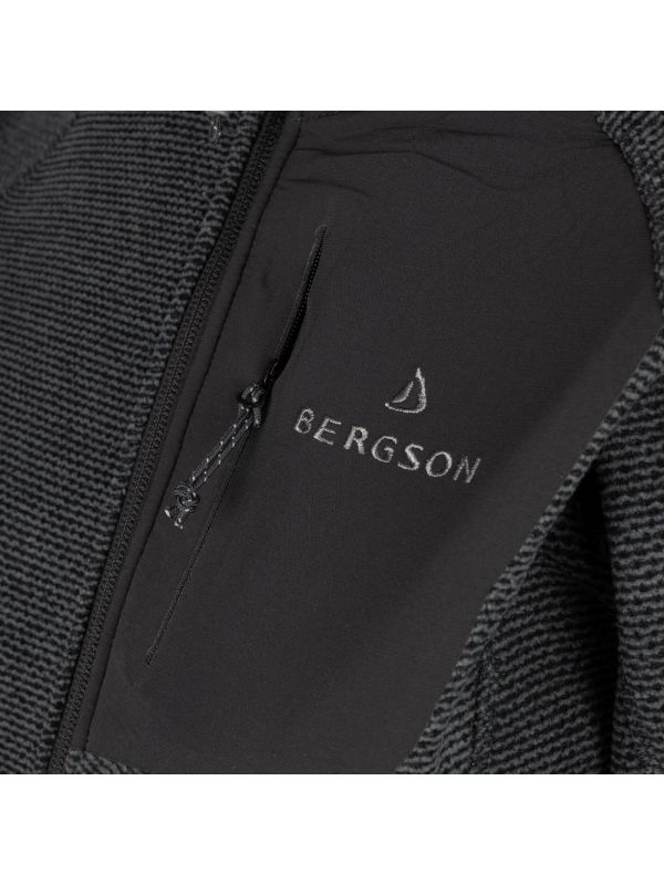 Ciemna bluza turystyczna Bergson Everwarm
