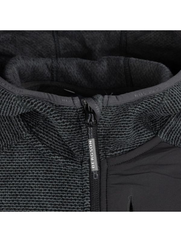 Ciemna bluza turystyczna Bergson Everwarm
