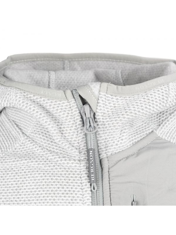 Popielata bluza damska Bergson Everwarm