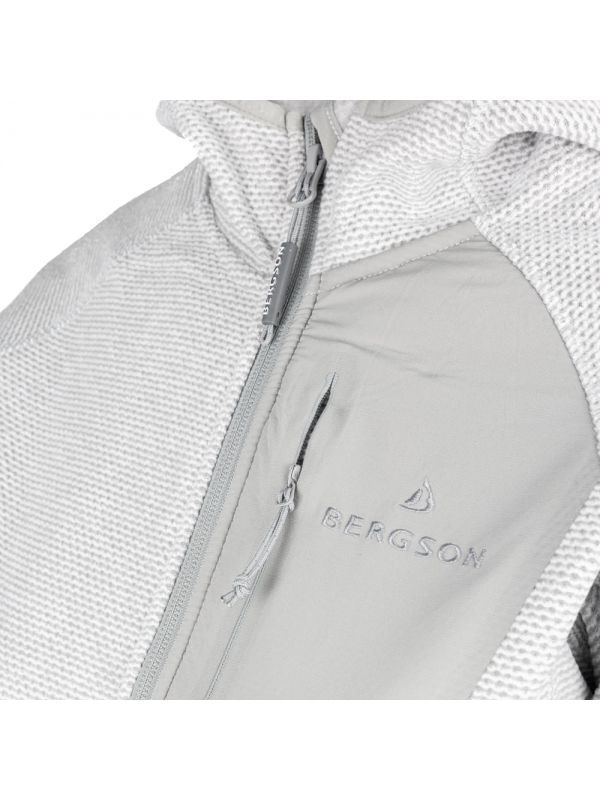 Popielata bluza damska Bergson Everwarm