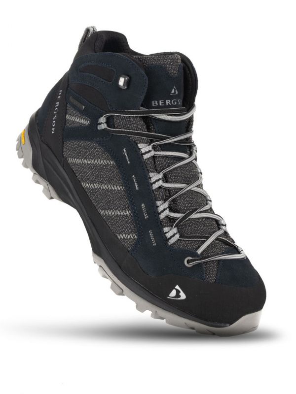 Ciemne buty trekkingowe Bergson Kadam AW25