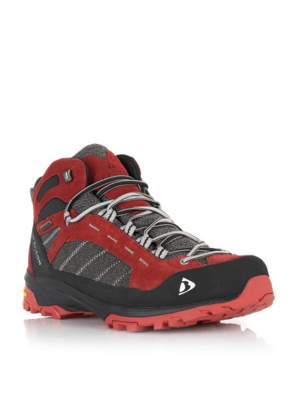 Czerwone buty trekkingowe Bergson Kadam MID
