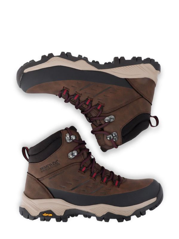 Wysokie buty ze skóry ECO Regatta Blake