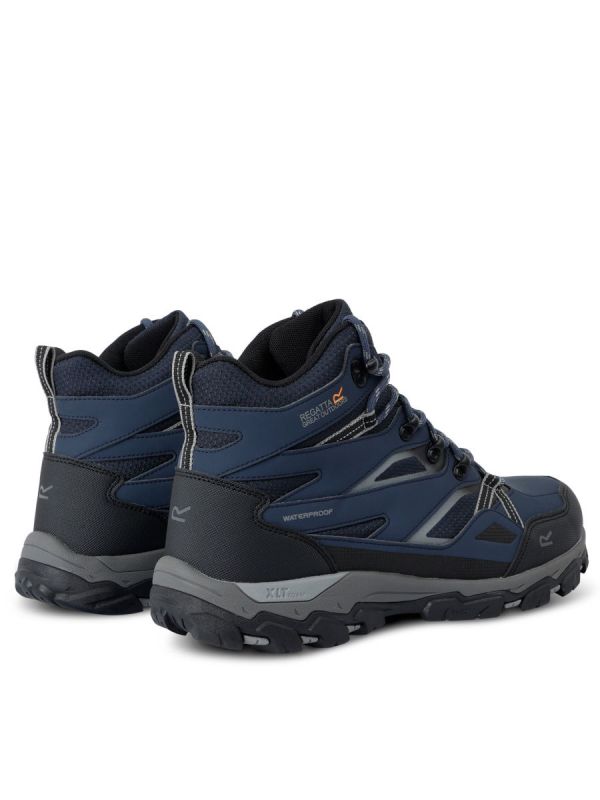 Wodoodporne buty trekkingowe Regatta Holcombe Mid Szare