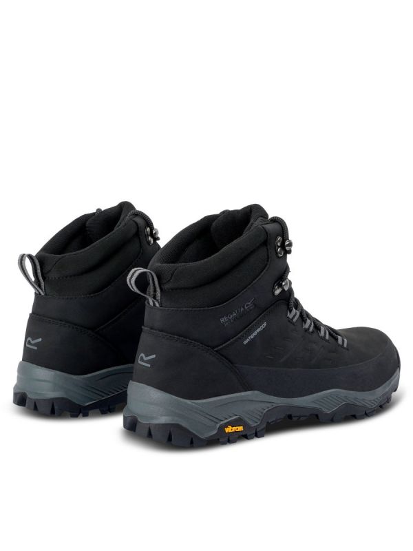 Czarne trapery męskie Regatta Blake