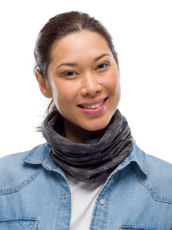 Ciepła chusta komin Buff Wełna Merynosa