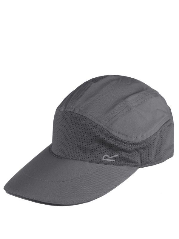 Szara czepeczka sportowa z daszkiem