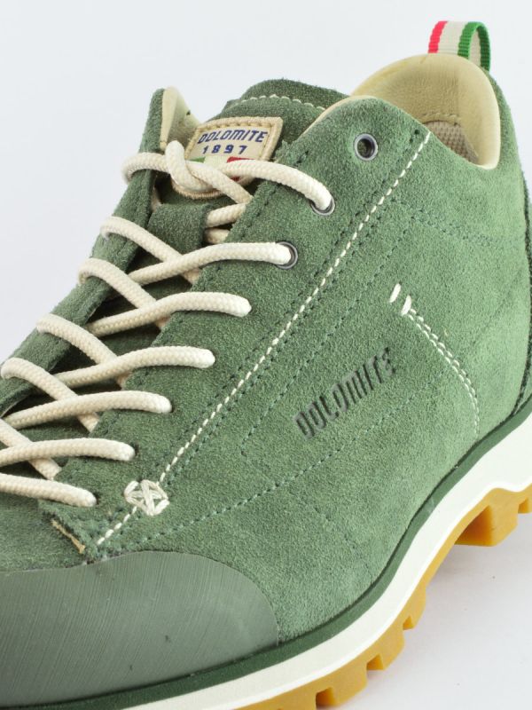 Zielone buty męskie ze skóry Dolomite Cinquantaquattro Low