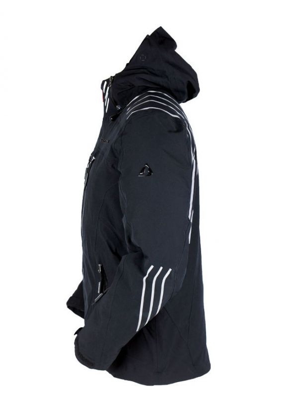 Czarna męska kurtka narciarska Bergson Race-X